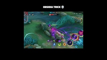 OBSIDIA TRICK 💀#MOBA55Creator#MOBA55NEXT2025 #shorts #reels #viral #mlbb#obsidiamlbb