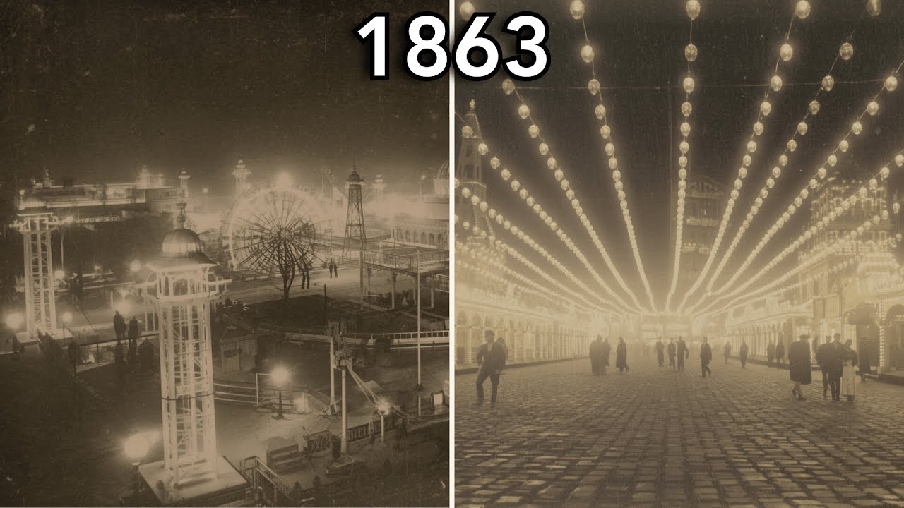 The Forgotten Amusement Parks Built Before Electricity — What Powered Them Instead
