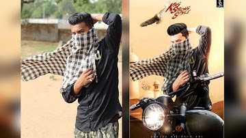 Sonu rajput new dP photo Editing tutorial fb king  Sonu Rajput editing || fb store