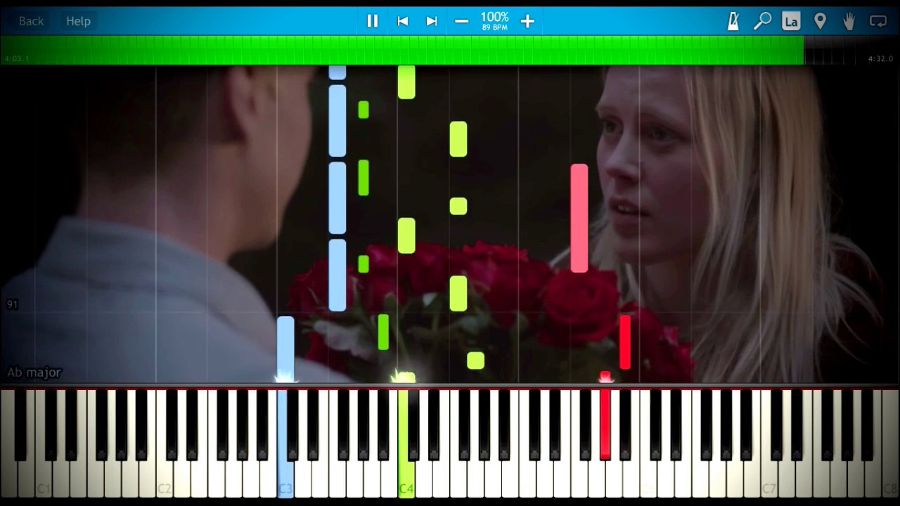 Kaleo Vor í Vaglaskógi Synthesia Piano Tutorial YouTube