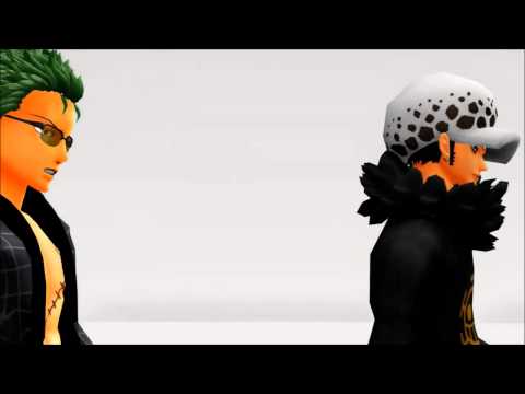 【MMD】【ONE PIECE】 GLIDE - LAW & ZORO