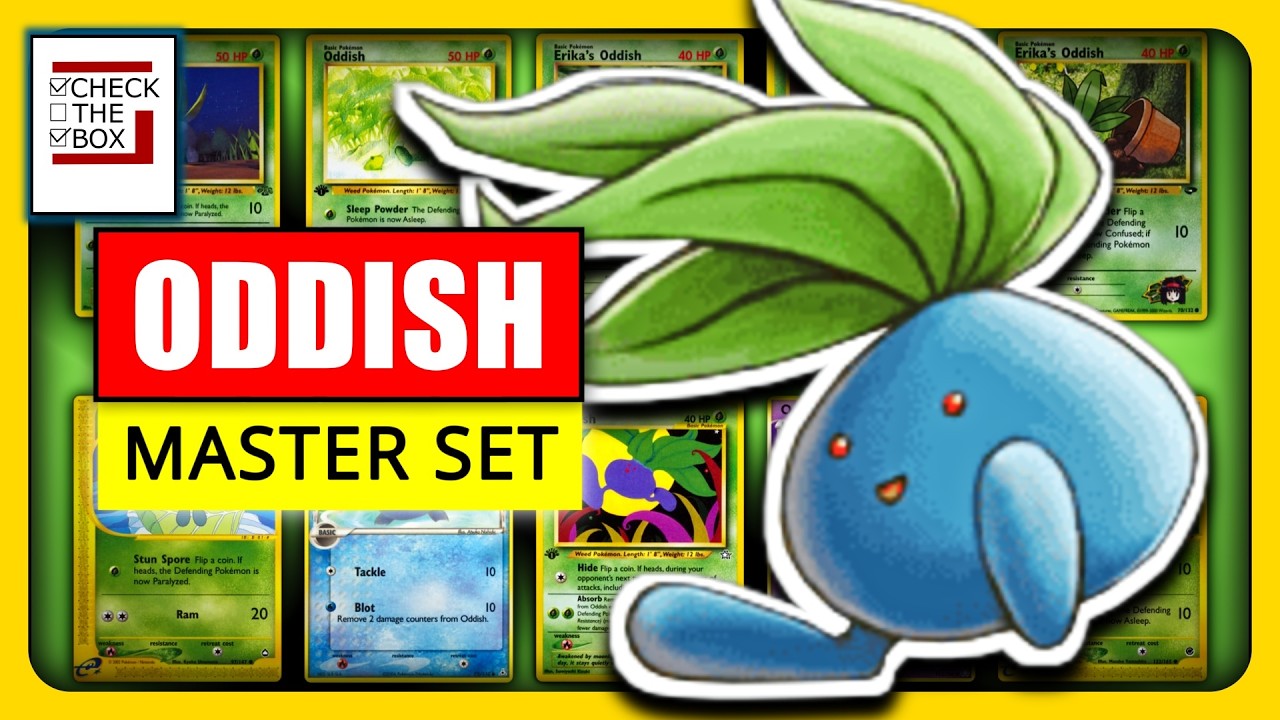 pokemon card oddish Pokemon Neo Genesis