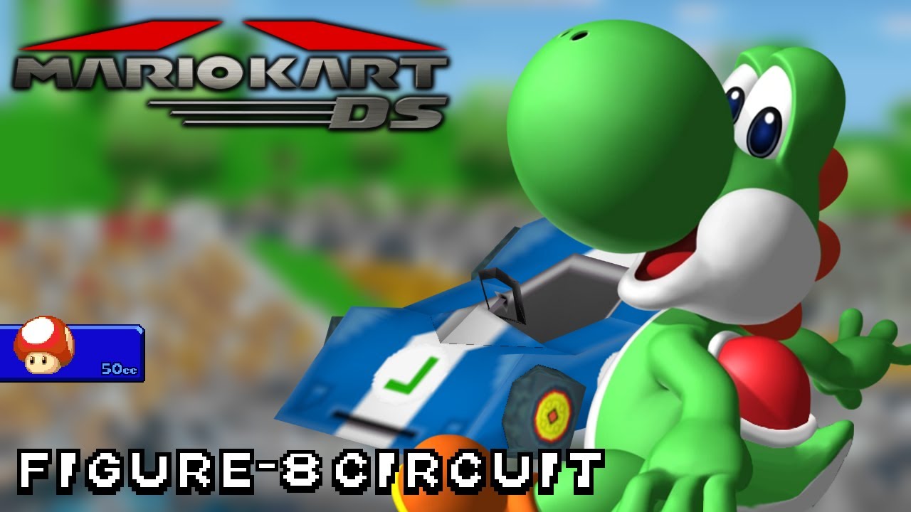 Mario Kart DS - 50cc - Yoshi - Streamliner - Figure-8 Circuit | Ep. 3617