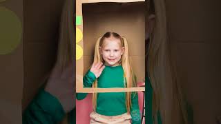 Look Mommy Made A Pretend Tv Out Of Cardboard