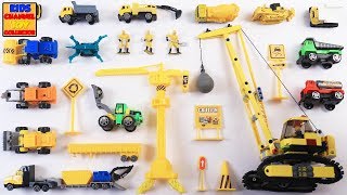 Learn Construction Vehicles for Kids Children | Construction Toys | Dump truck, Excavator, Backhoe.