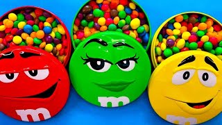 Satisfying Video | Unpacking 3 M&M'Sand Skittles Boxes with Candy ASMR