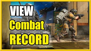 How to VIEW STATS & Combat Records in Modern Warfare 2 (Best Tutorial)