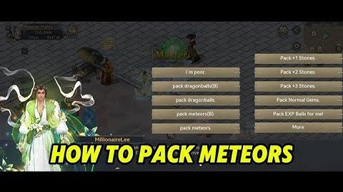 Conquer Online Mobile How To Pack Meteors Short Tutorial For Newbies That Asking Me!