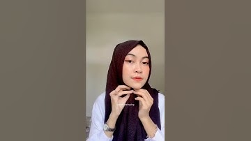 Pashmina Crinkle Tutorial #shorts #hijab #tutorialhijab