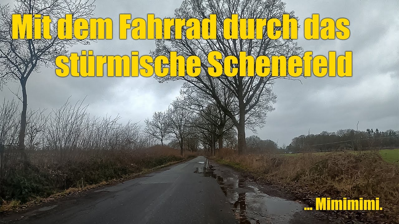 Mit dem Fahrrad durch Schenefeld bei Hamburg