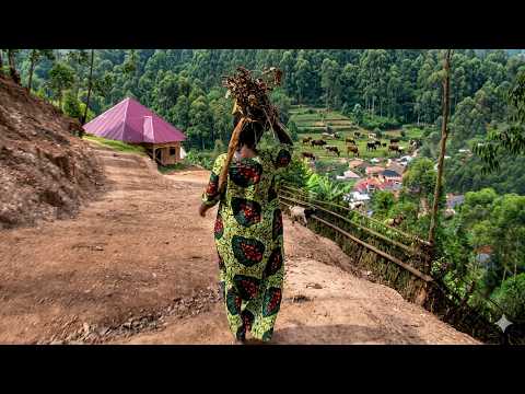 Life in an African Village: Fetching Firewood in the Forest 🌿🔥