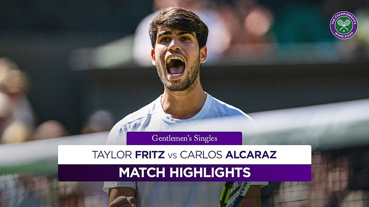 An instant THRILLER | Taylor Fritz vs Carlos Alcaraz | Highlights | Wimbledon 2025