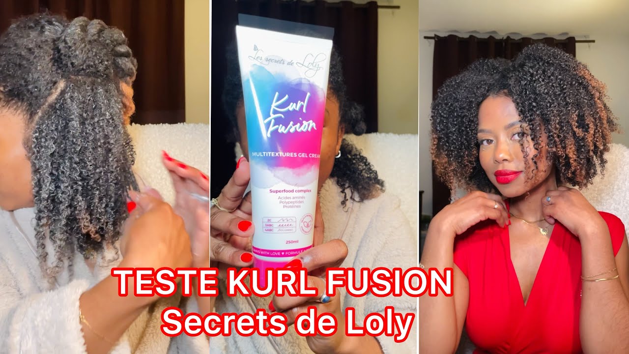 Je TESTE KURL FUSION de Secrets de Loly (4A & B hair ) 