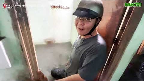 Kinh hoàng con hẻm giữa Sài Gòn, cứ mưa là nước chảy vào nhà như thác lũ   Dân Trí TV