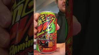 Trying Flaming Hot Mountain Dew! Hot or not?!