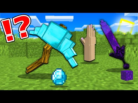 ありえない最強アイテムが使えるマインクラフト【自作MODまとめ】【一気見】【まいくら・マインクラフト】