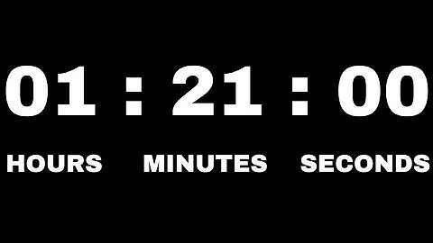 1 Hour and 21 Minute Timer | 81 Minute Timer | (HD) | @TIMER FOR SUCCESS | @ExactTimer