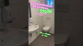 Wohnmobilstellplatz am Schiffertor #Hansestadt/Stade/#camping /#shorts Tina&SteffenonTour #wohnmobil