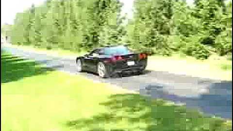 08 LS3 Corvette 0-60 Launch IN DRIVEWAY!