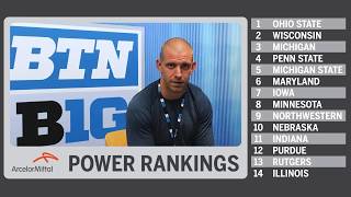 Week 2 B1G Power Rankings | James Laurinaitis | Big Ten Football