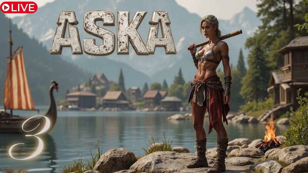 🔴Viking Story - Stream playthrough part 3 - ASKA Seaborn Raiders Update