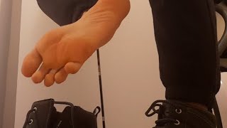 Boy Takes Shoes Off To Your Face