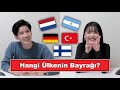 Koreli ve Japonlar Ülke Bayraklarını Biliyorlar mı??? /Asyalıların Tepkisi