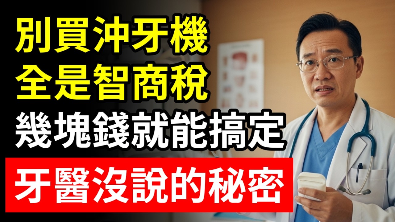 牙齒鬆動、牙齦流血？別急著去拔牙植牙！醫師公開秘訣：每天堅持 3 分鐘，不做這件傻事，牙齒還能奇跡般救回來！#樂齡知心 #王然醫師 #牙周病 #牙齦出血 #沖牙機
