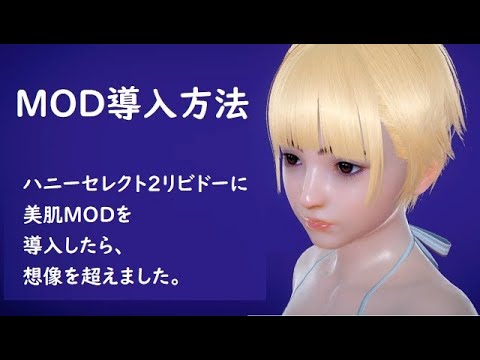 MOD導入方法】ハニーセレクト2リビドーに美肌MODを導入したら、想像を 