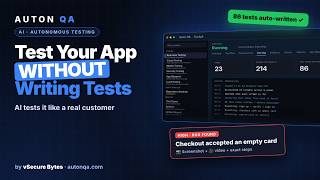 AutonQA – Test Your App Without Writing Tests | AI Autonomous Testing Demo