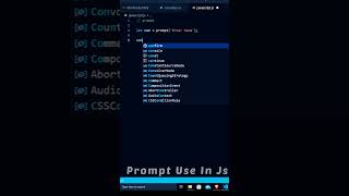 Famous Prompt Use In JavaScript || What Is Prompt In javascript || #shorts #alanwalker #javascript Net Worth