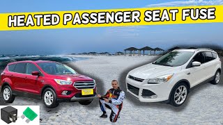 FORD ESCAPE HEATED PASSENGER SEAT FUSE LOCATION 2013 2014 2015 2016 2017 2018 2019