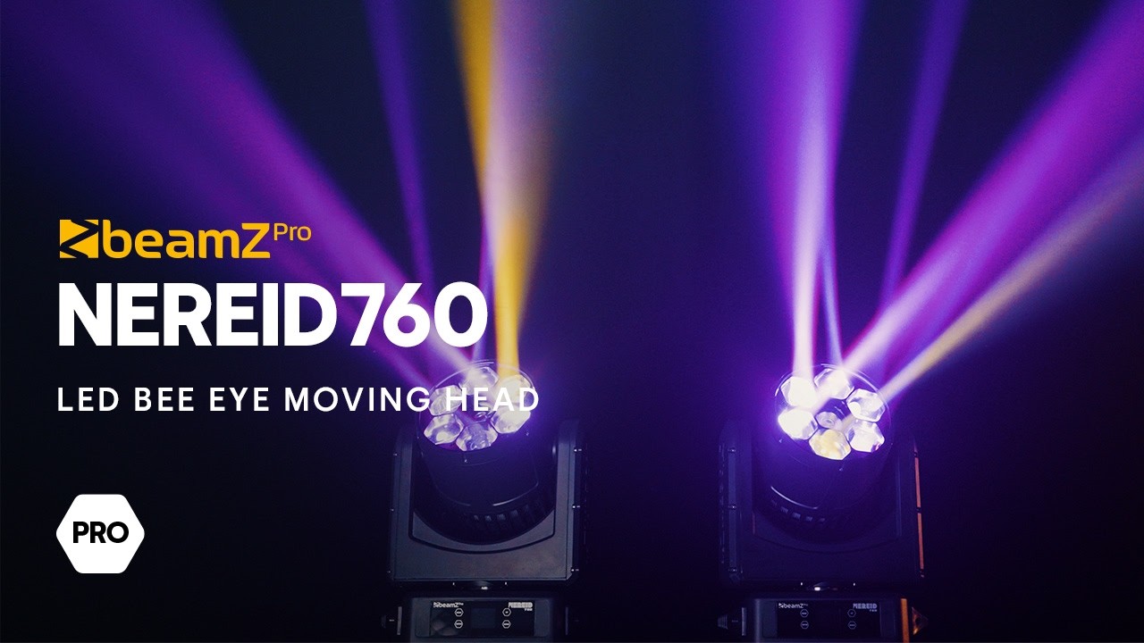 Nereid760 Outdoor LED Bee Eye Moving Head with Zoom 2pcs in