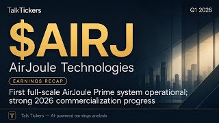 AirJoule Technologies Q1 2026: Water Resilience &amp; Data Center Solutions