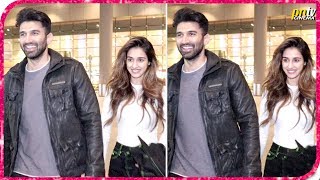 Disha Patani, Aditya Roy Kapoor Spotted Together At Mumbai Airport