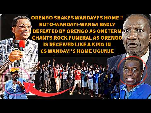 RUTO-WANGA-WANDAYI SHOCKED AS ORENGO STORMS CS WANDAYI UGUNJA HOME TO MEGA RECEPTION & WANTAM CHANTS