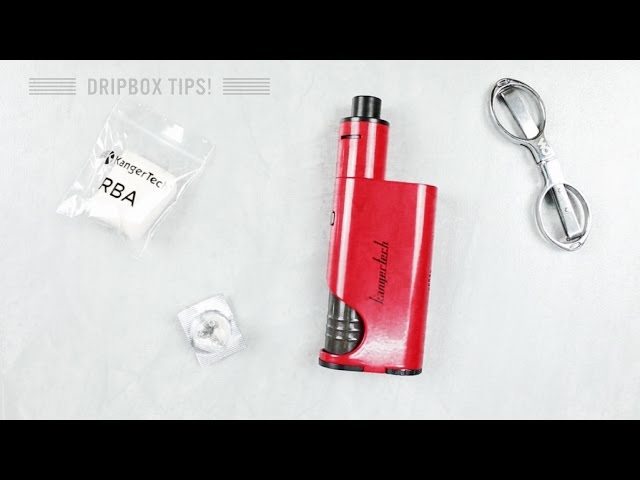 Kanger Dripbox Tips - Wicking, Cleaning & Changing Coils - YouTube