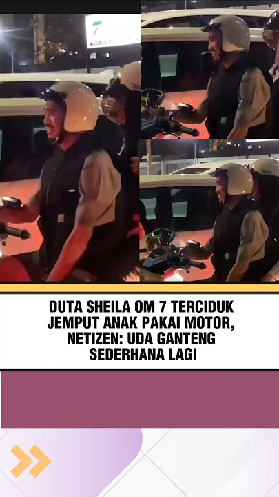 Duta Sheila On 7 Terciduk Jemput Anak Pakai Motor #gosipartis #dutasheilaon7 #sheilaon7