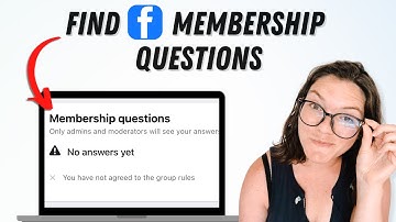 How to See Facebook Group Membership Questions/Answers [Tutorial]