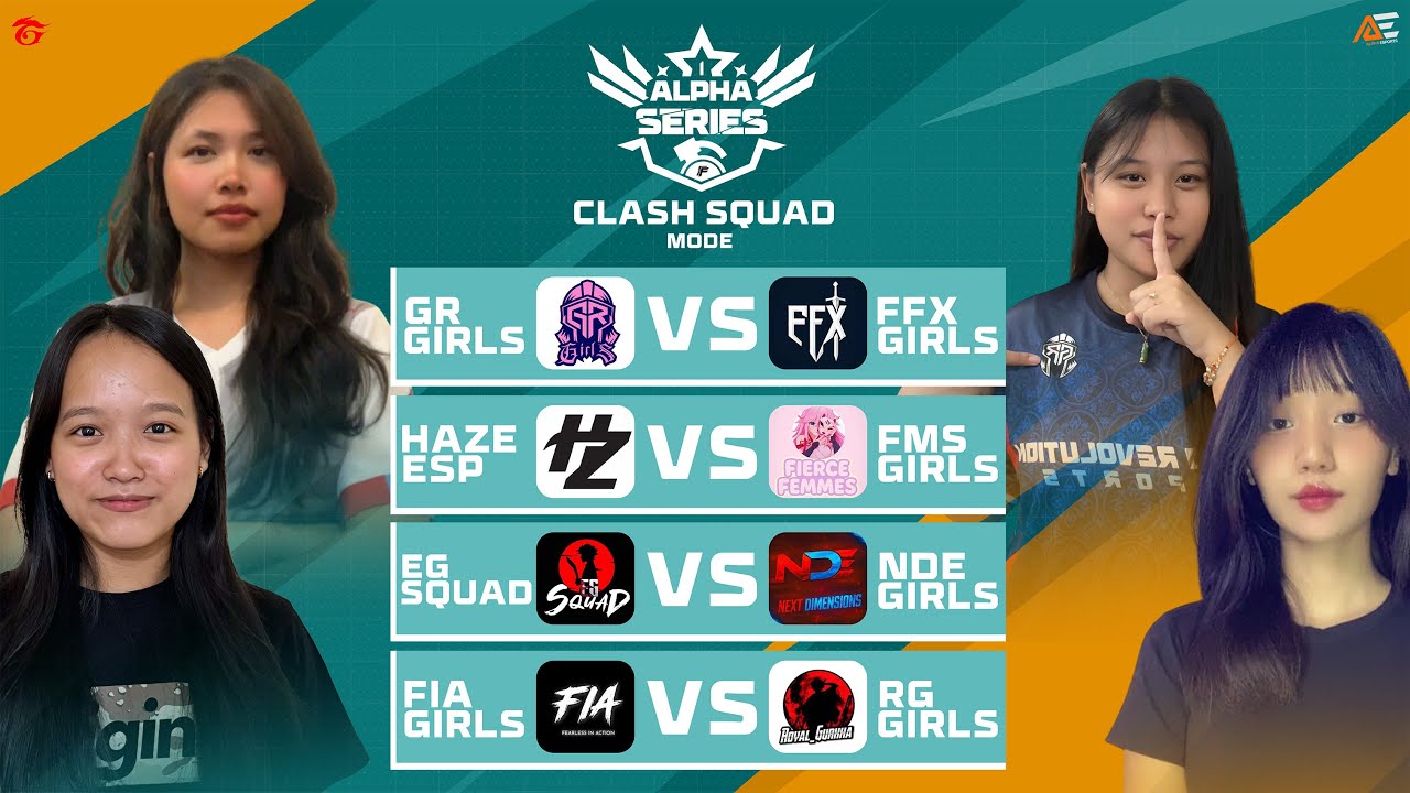 [🔴LIVE] ALPHA SERIES | CS ROUND 1 | ALPHA ESPORTS | AP PRODUCTION | FREEFIRE MAX