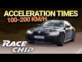 BMW M4 G82 Competition -  Acceleration 100 - 200 km/h RaceChip vs. Stock