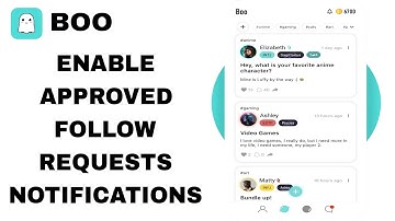How To Enable Approved Follow Requests Notifications On Boo App