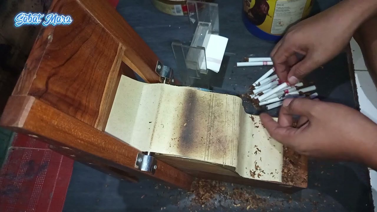 Menlinting rokok jadi mudah menggunakan dispenser lem 