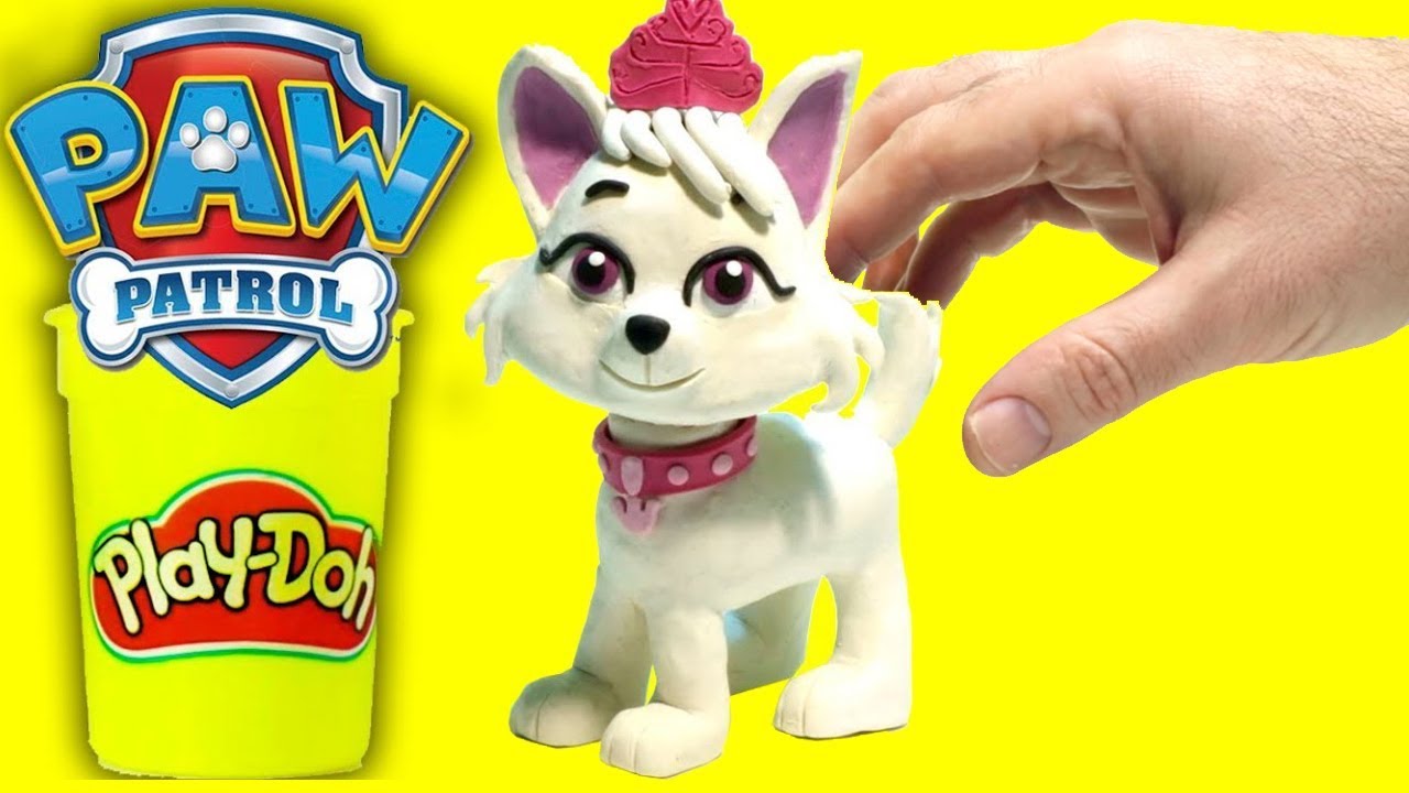 spinner luggage Paw Patrol Sweetie doggie 💕 Play Doh Stop motion cartoon for kids