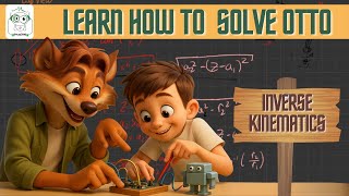 iNugGits Robotics STEM Academy teach how to solve Otto DIY Biped Robot Inverse Kinematics