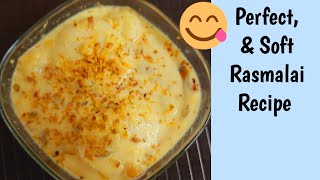 Soft & Perfect Rasmalai Recipe | Dessert Recipe |Sweet Recipe | Ashas Kitchen
