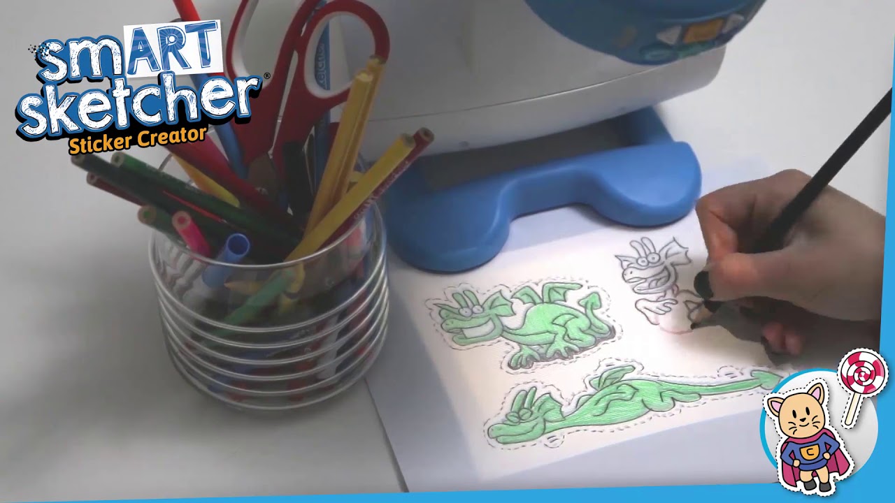 Sticker Creator Set in Action | Tracing Tuesday