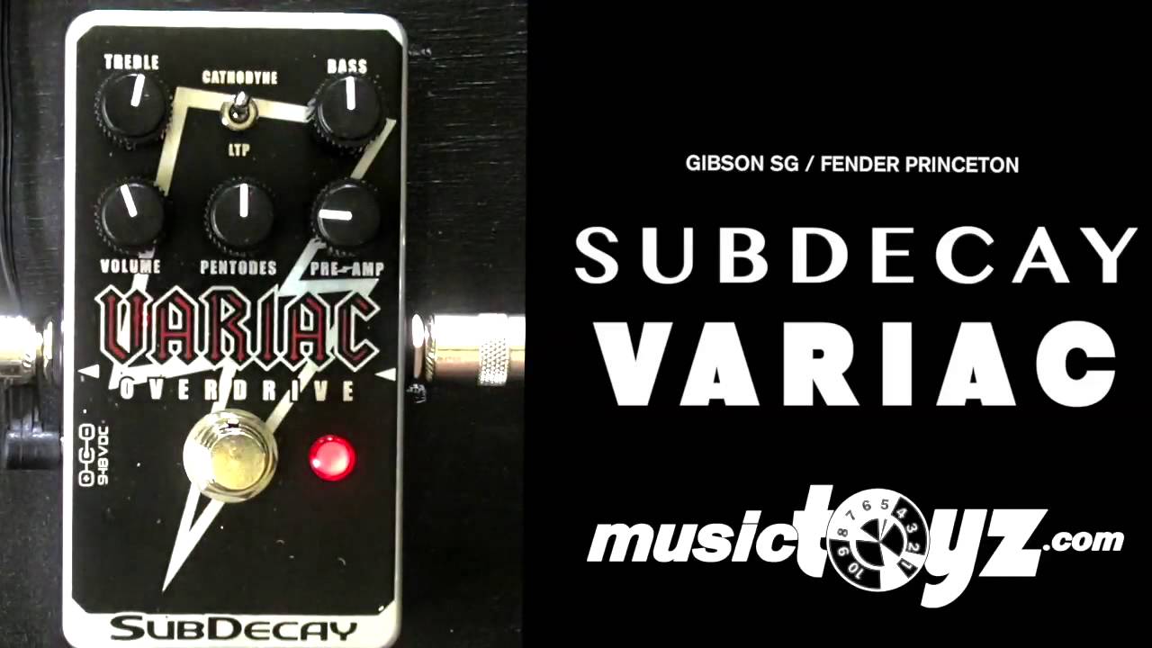 Subdecay Variac Overdrive Guitar Pedal - YouTube