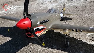 AirField RC P40 Warhawk 1400mm Warbird - P-40 Airfield