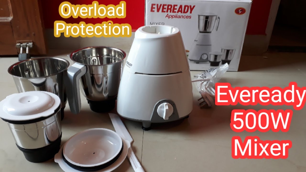 eveready mixer grinder 500 watt